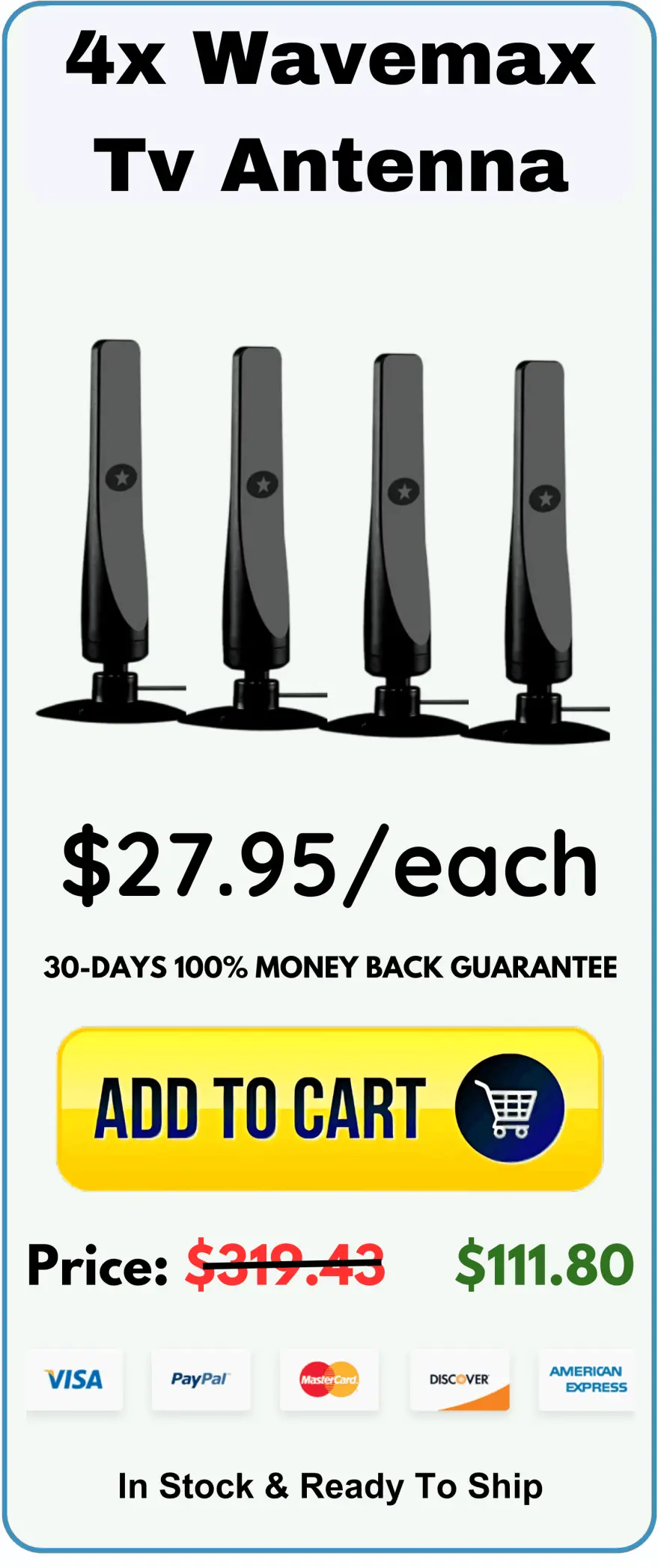 WaveMax Antenna Discount Pricing Offer USA